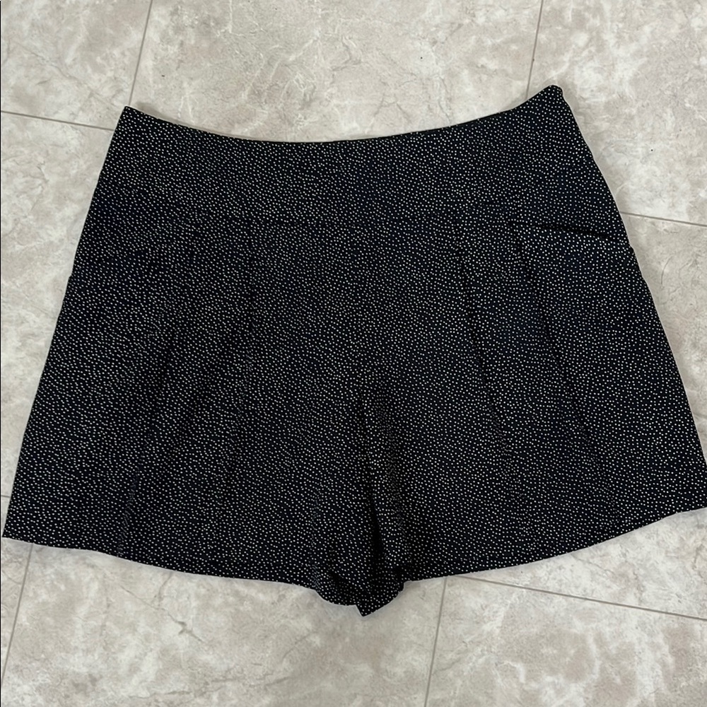 LOFT Black High Waist Tailored Shorts 4